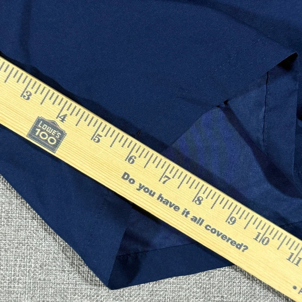 Crown & Ivy Swim Trunks Mens Large Navy Blue Beach Nautical Board Short Vacation